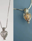 Pearl Necklace Pendant Set
