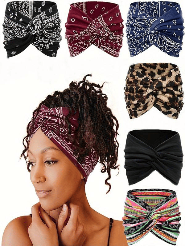 Boho Style &amp; Paisley Print Hair Band
