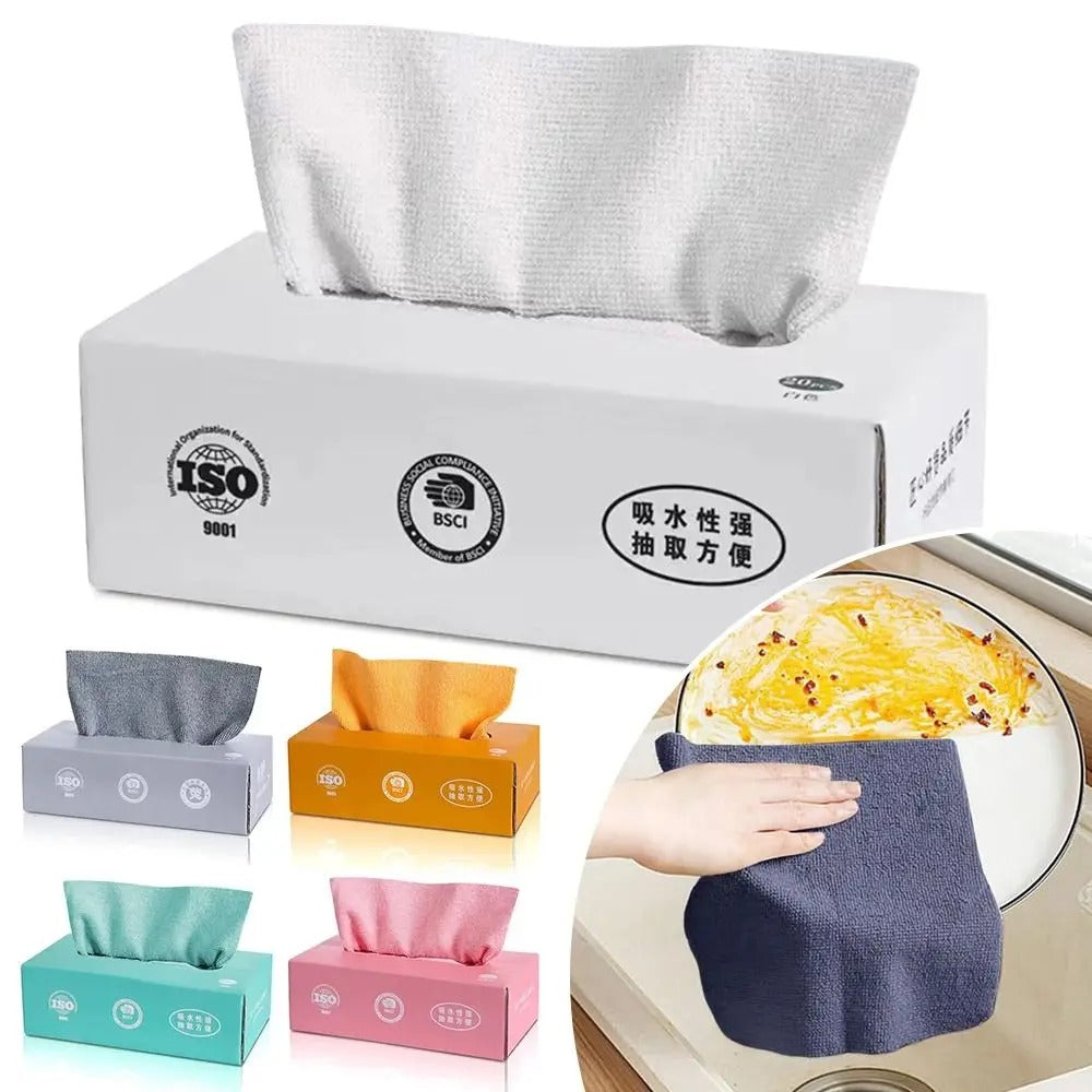 Microfiber Cleaning Cloth Thickened Magic Wipe Home Kitchen