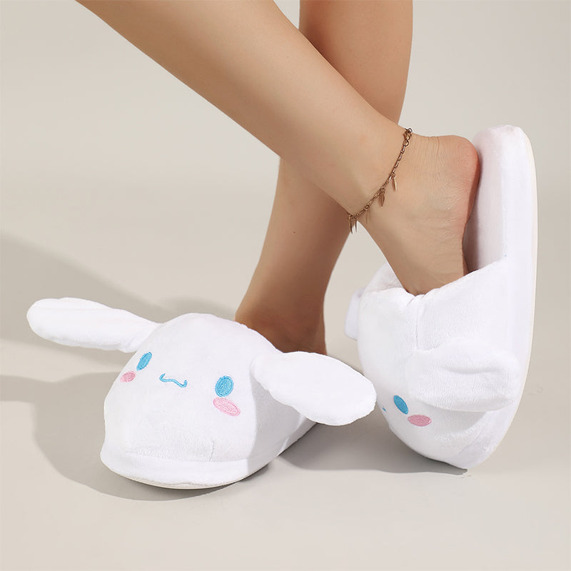 Plush Slippers with Moving Ears (Pair)