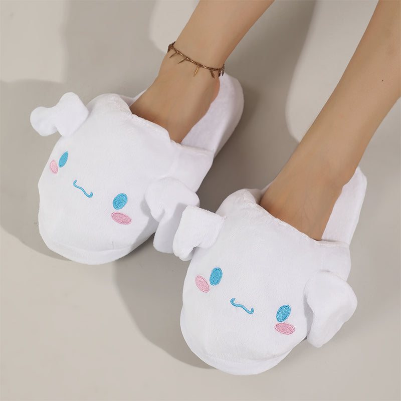 Plush Slippers with Moving Ears (Pair)