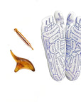 Foot Massage Acupressure Socks (SOCKS + STICK)