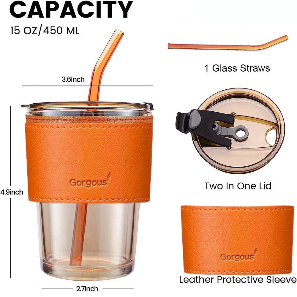 Heat Cold Resistant Coffee Glass Mug