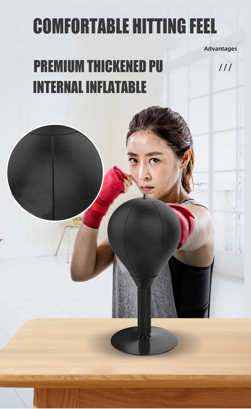 Stress Relief Boxing Bag Suction Cup