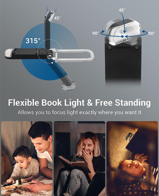 RECHARGEABLE BOOK READING LAMP