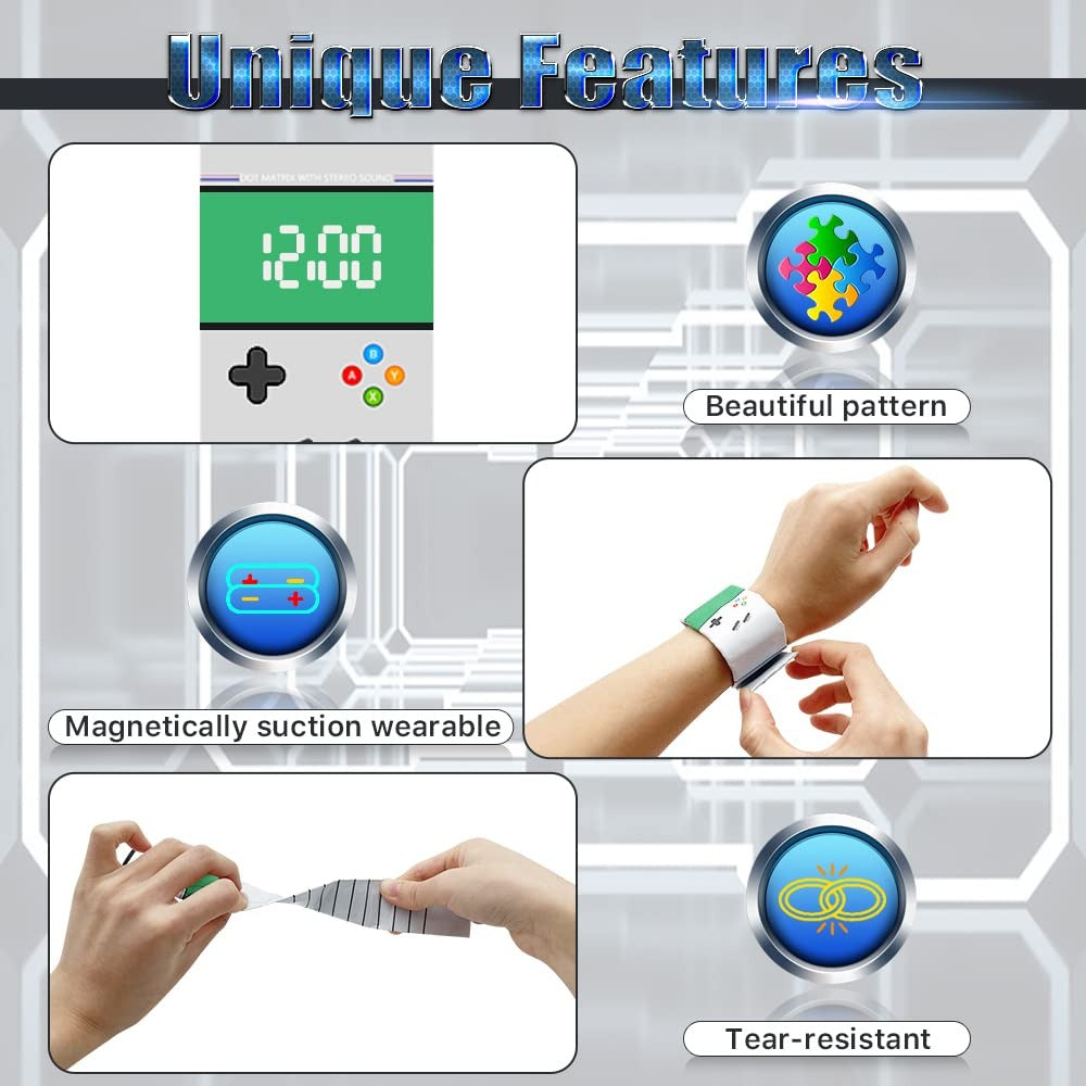 Paper Watch, Creative Digital Magnetic Waterproof Wrist Watch – xeemartpk