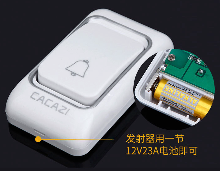 CACAZI K01 Wireless Doorbell Set
