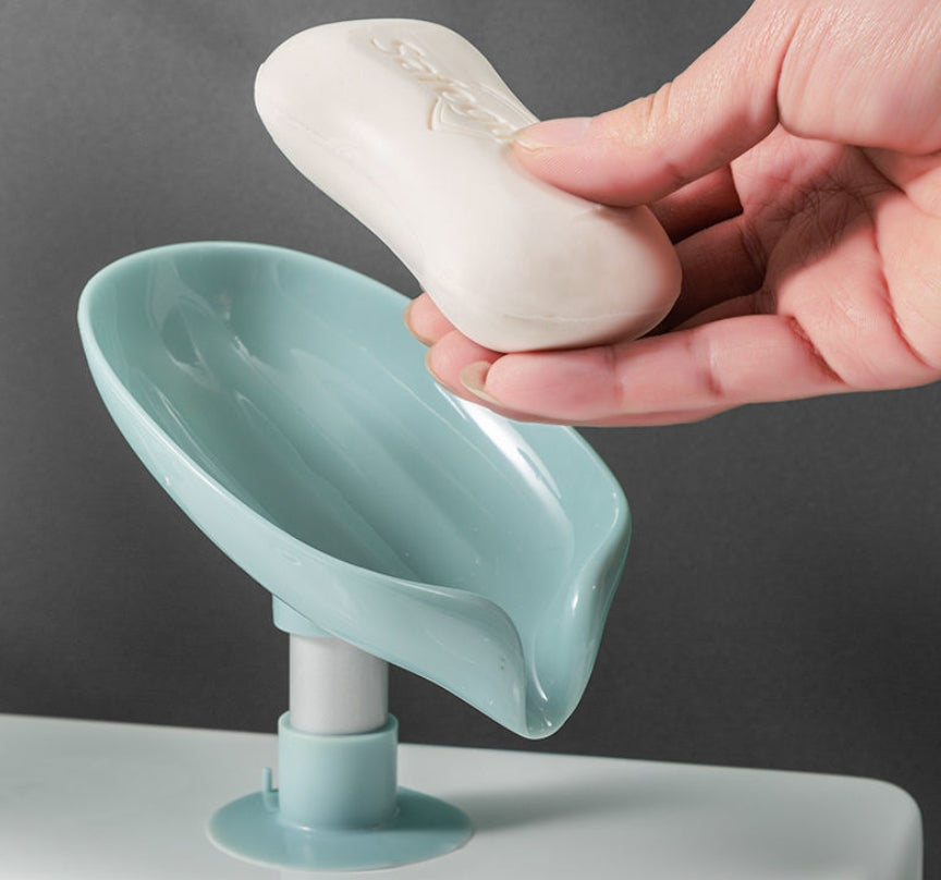 🌿 LeafEase™ No-Drip Soap Holder