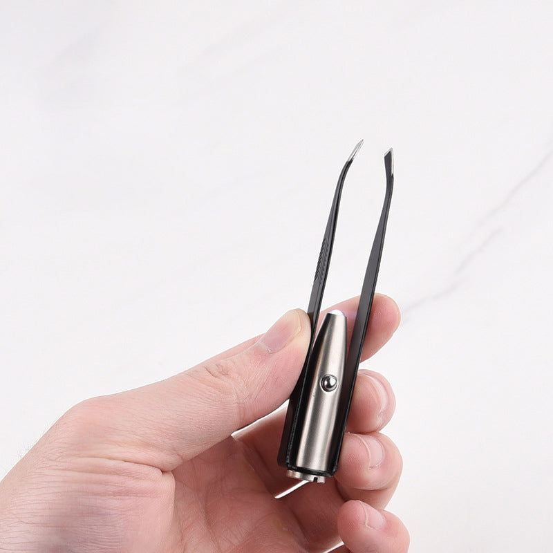 GlowGrip LED Eyelash &amp; Brow Tweezers