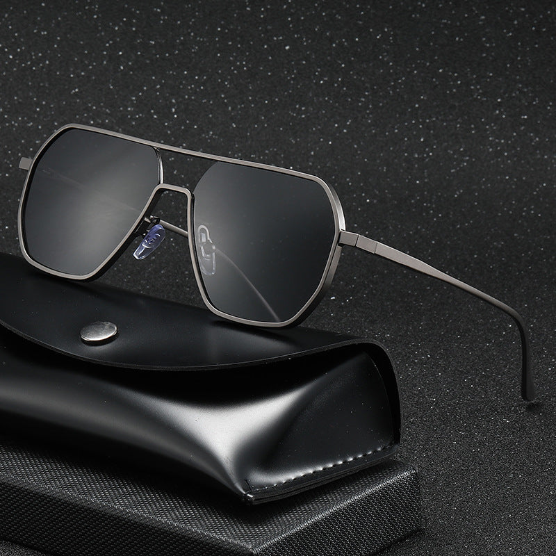 SleekSquare™ Photochromic Metal Frame Glasses