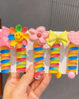 Colorful Telephone Wire Hair Bands