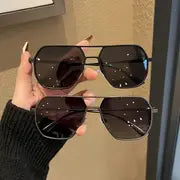 SleekSquare™ Photochromic Metal Frame Glasses