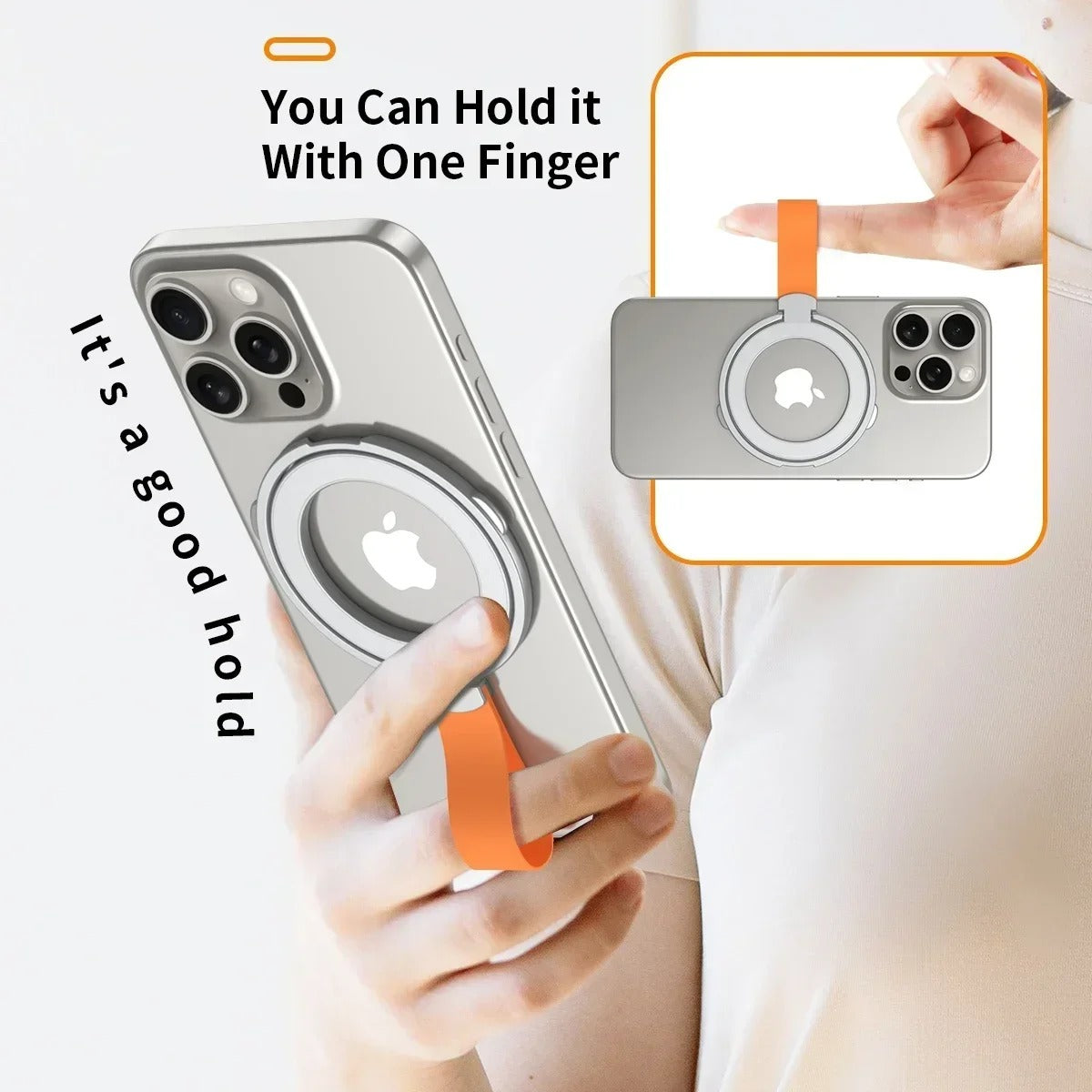 Magnetic KutumyQC Cell Phone Ring Holder