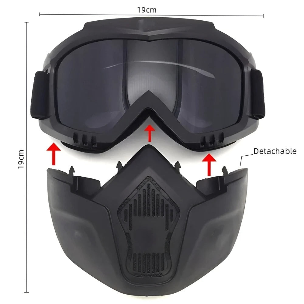 Tactical Full Face Mask Goggles