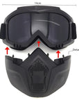 Tactical Full Face Mask Goggles