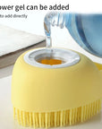 2 in 1 Silicone Bath brush Soap Dispenser