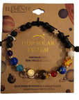 Handmade Bracelet with semi-precious stones - each stone represents a planet in our solar system!