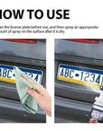 License Plate Reflective Spray