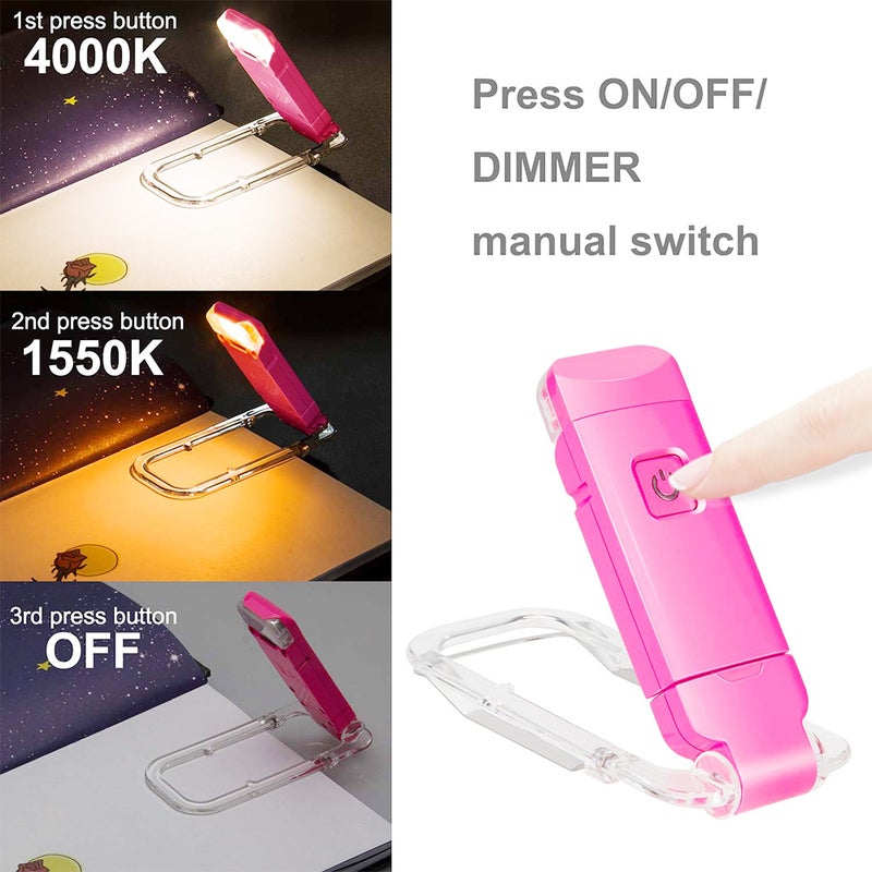 RECHARGEABLE BOOK READING LAMP